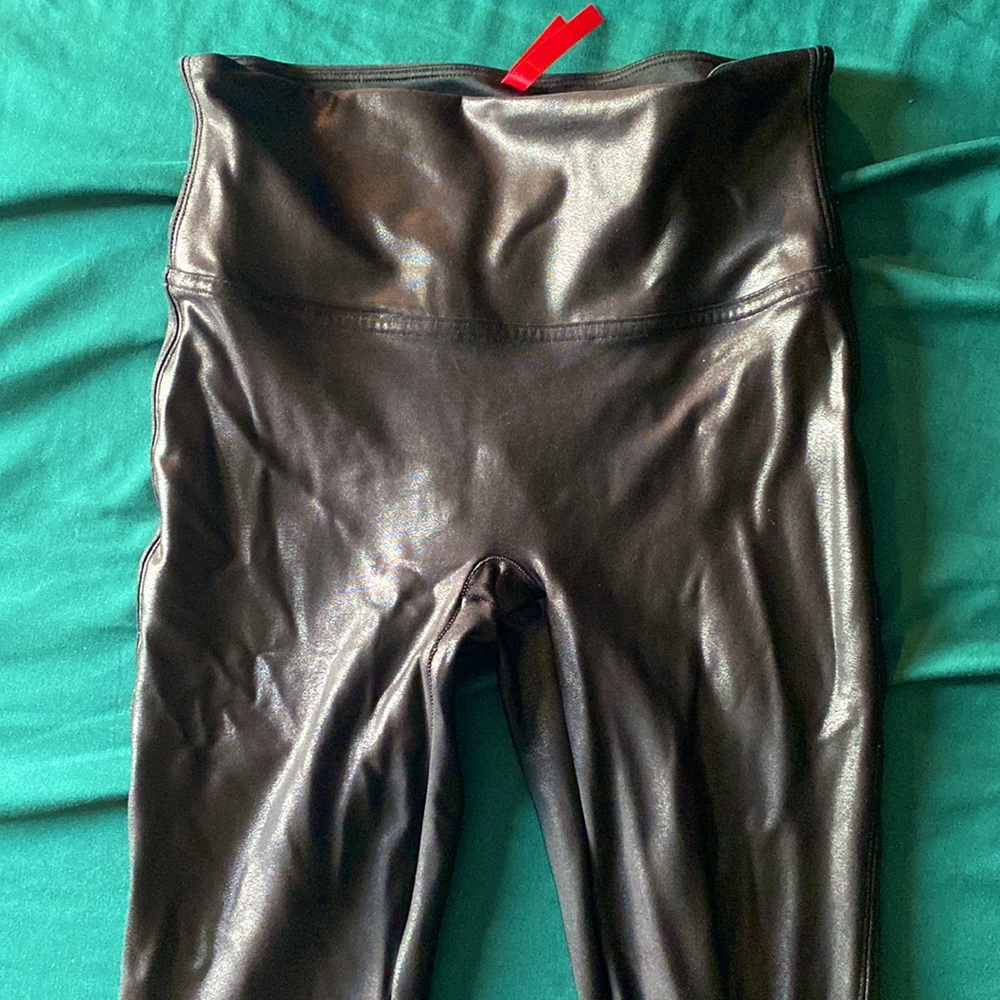 Spanx faux leather leggings